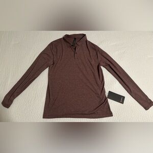 Lululemon evolution long sleeve polo sz large men’s NWT